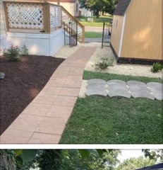 Paver path installation